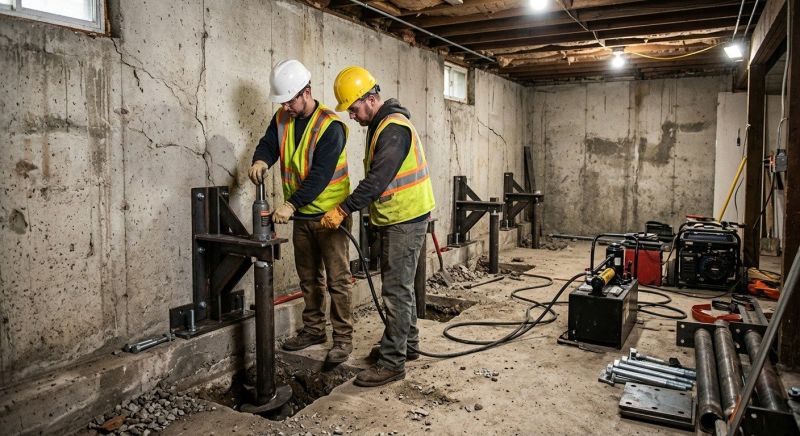 Basement Stabilization in Deland, FL