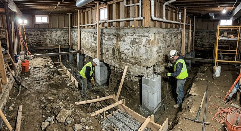 Basement Underpinning in Deland, FL