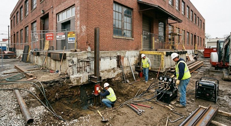 Building Foundation Repair in Osteen, FL