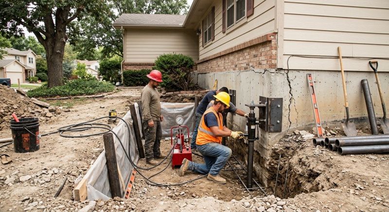 Cracked Foundation Repair in Debary, FL