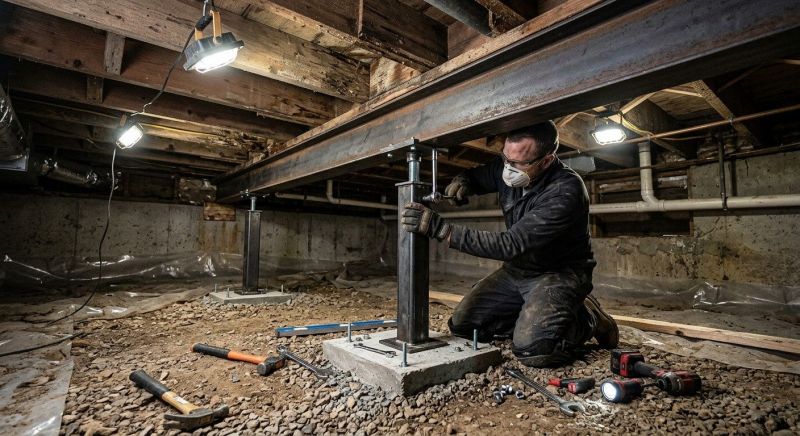 Crawlspace Structural Repair in Deland, FL