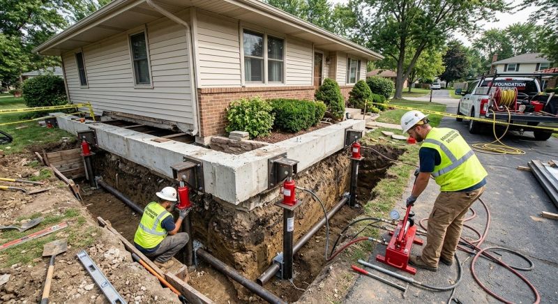 Foundation Jacking in Astor, FL