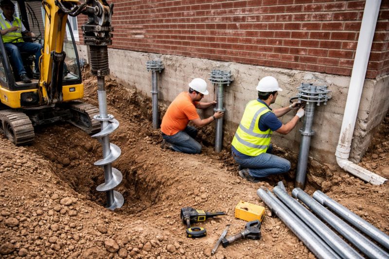 Helical Piers Installation in Deland, FL
