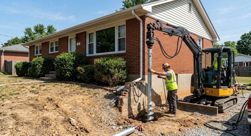 Helical Pile Installation in Deland, FL