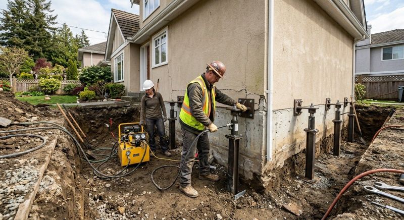 Sinking Foundation Repair in Astor, FL