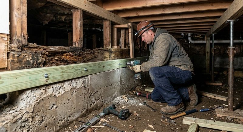Sinking Foundation Repair in Eustis, FL