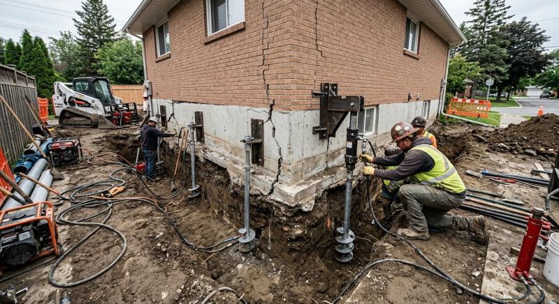 Sinking Foundation Repair in Winter Springs, FL