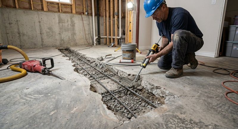 Slab Foundation Repair in Deland, FL